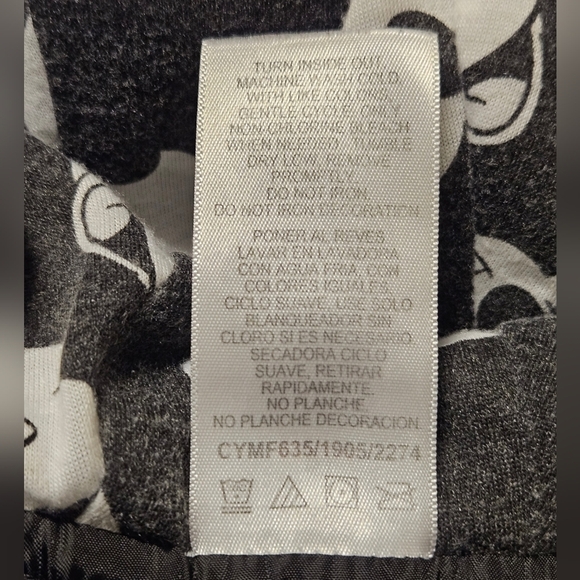 Disney Boys Mickey Mouse Puffer Vest Gray Black Hood Ears Zip Up size 5T - Picture 9 of 11